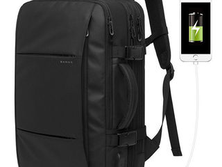 Rucsac Bange Bg1908, Cu Usb-Port, Impermiabil, Negru foto 1