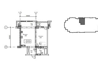 Apartament cu 1 cameră, 57 m², Botanica, Chișinău foto 2