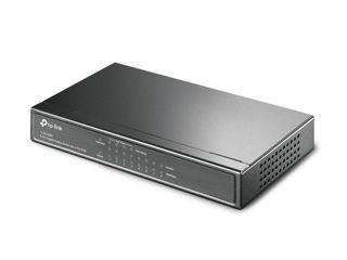 .8-Port 10/100/1000Mbps  Poe Switch Tp-Link "Tl-Sg1008P", Steel Case, 64W Budget