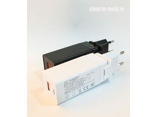 Fast Charger GAN USB/USB-C 65W for Apple iPhone, iPad, Macbook. foto 2