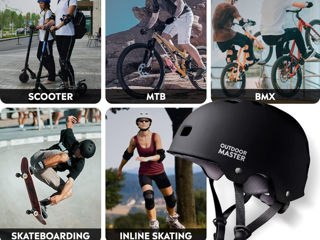 Велосипедный шлем  OutdoorMaster чёрный foto 4