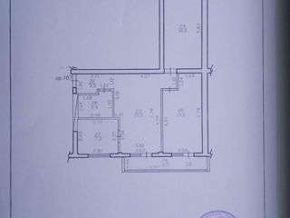 2-х комнатная квартира, 71 м², Ботаника, Кишинёв фото 2