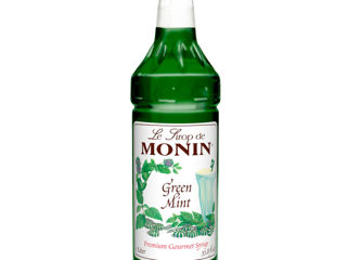 Sirop Mentă Verde Monin 1L Gust Proaspăt Revigorant Dulce și Aromat foto 3