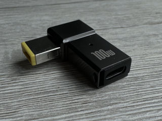 Lenovo USB-C to SLIM TIP переходник зарядка Power Delivery 100W