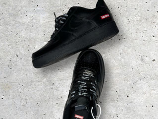 Nike air force 1 & supreme (black) foto 2