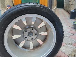 Продам  оригинал  комплект  диски с колёсами. Audi. 195/55.R16.Bridgestone. foto 2