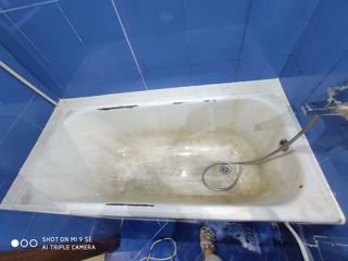 Restaurarea cazilor de baie. Реставрация ванн жидким акрилом. foto 3