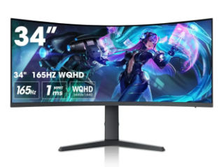 New Curved Gaming Monitor 34 inch 2k 165Hz foto 1