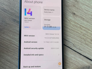 Xiaomi Note 11 6/128gb ca nou foto 4