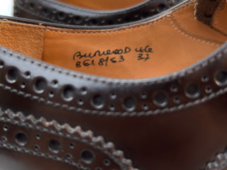 Church's Burwood Polished Brown Leather Oxford Brogue. Размер 37. Оригинал. Новые. foto 5