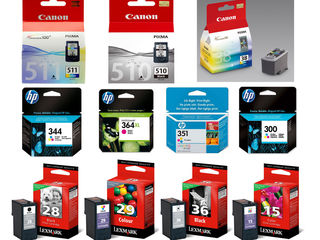 Cartuse, cerneala, hirtie ,Kартриджы, чернилa, бумага : HP Canon Samsung Lexmark Epson Brother