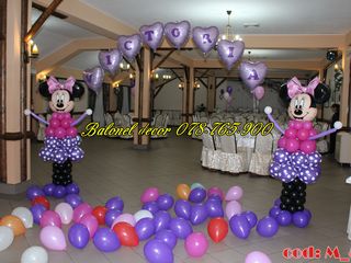 Decor econom din baloane foto 9