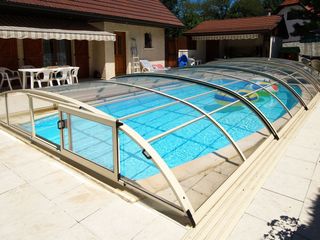 Покрытие для бассейна и терассы / acoperiri retractabile pentru piscine si terase foto 1