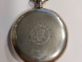 Breget - часы карманные старинные серебрянные foto 7