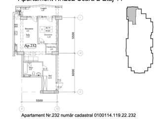 Apartament cu 1 cameră, 60 m², Botanica, Chișinău