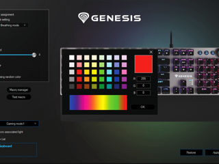 Vand tastatura Genesis Thor 380 Rgb foto 4