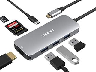 Type-C Dock Station / HDMI, LAN, DP, VGA, USB / Thunderbolt 3 foto 3