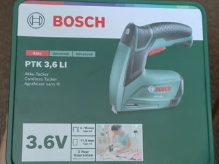 Степлер, Capsator Bosch PTK 3.6Li. Nou. În cutie metalica