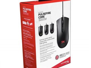 Hyperx pulsefire core gaming mouse, 400–6200 dpi, 4 dpi presets, pixart 3327 sensor foto 3