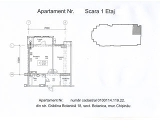 Apartament cu 1 cameră, 63 m², Botanica, Chișinău foto 2