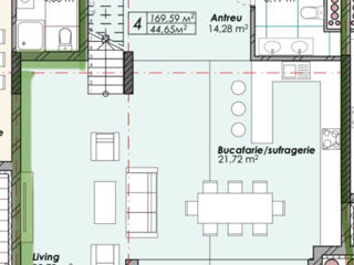 Apartament cu 4 camere, 169 m², Centru, Chișinău