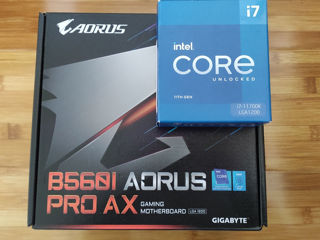 B560I Aorus PRO AX + i7-11700K + 32GB Crucial Ballistix