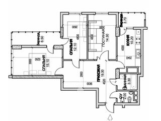 Apartament cu 3 camere,  Ciocana,  Chișinău,  Chișinău mun. foto 1