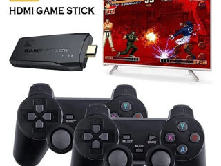 Игровая консоль в стиле ретро HDMI со встроенной картой объемом 64 ГБ, 20200+ игр, 2 контроллера foto 2