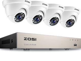 ZOSI Sistema di videosorveglianza 1080P 8CH Full HD H.265+ DVR