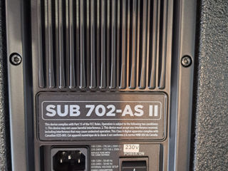 subufer RCF SUB 702 AS II usor foto 3