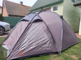 2-слойная 4-местная палатка, Fun Camp привезенная  из Германии в не плохом  состоянии. foto 1