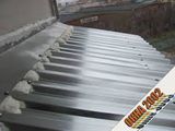 крыша балкона из профнастила 02+утепление крыши пенопласто!!!Alpinist высотные монтаж демонтаж foto 2