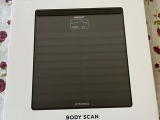 Withings body scan (weight,6 lead ECG, vascular age,heart rate, nerve health)