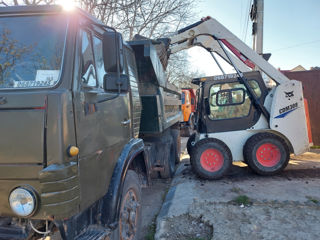 Servicii de evacuare a gunoiului ,Bobcat,transport Kamaz,Excavator, foto 2