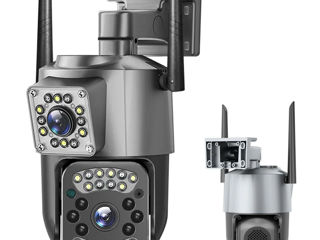 Наружная двойная SC03-4G камера 1296P 4MP(сим-карта) микрофон, динамик