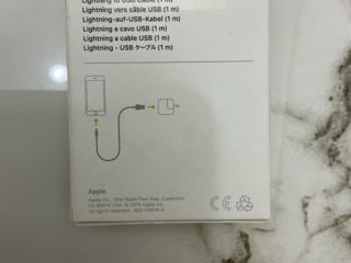 Cablu pentru iPhone Lightning USB 1m foto 5