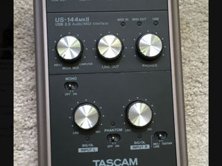 Внешняя звуковая карта "Tascam Professional US144-mk-ll USB/MIDI" 24/96... foto 3