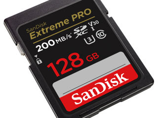 SanDisk 128 GB / 256 GB SDXC, Extreme Pro 200mb/s, Noi in cutie ! Originale ! Garanție! foto 6