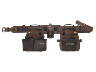 Curea din piele cu buzunare pentru scule / кожаный ремень с карманом dewalt pro dwst50113-1 foto 1