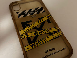 Husă off-white pentru iPhone XR