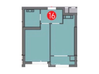 Apartament cu 1 cameră, 33 m², Botanica, Chișinău foto 4