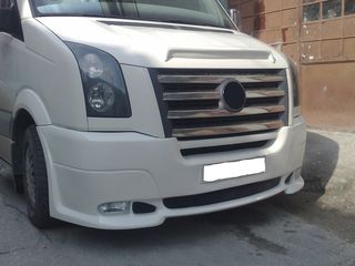 VW Crafter 2006+ Bumper fata/spate, sun visor, spoiler, praguri laterale/spate, chrome foto 3