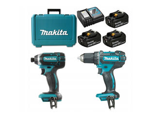 Set de scule electrice DDF482Z+ DTD152Z 135 Nm 3.0 Ah 18 V 11000 rot/min Makita