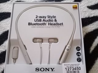 Bluetooth стереогарнитура новая Sony SBH90C foto 1