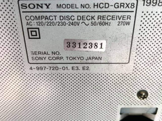 Cumpar SONY HCD-GRX8 foto 3