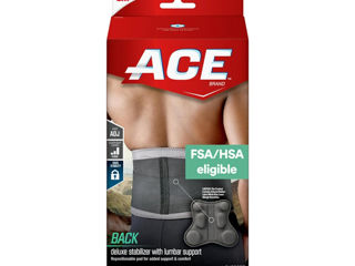 Делюкс-стабилизатор спины бренда ACE с поясничной опорой