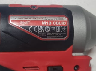 Milwaukee m18 CPLID импает(винтоверт) с 2 батареями на 5 ампер, зарядка и кейс foto 5