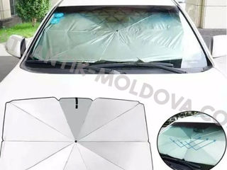 Солнцезащитный складной зонт для автомобиля. foto 10