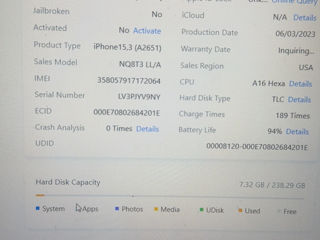 Se vinde iPhone 14 Pro Max 256 Gb adus din America.