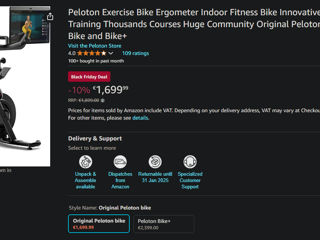 Peloton Bike — Bicicleta Fitness foto 3